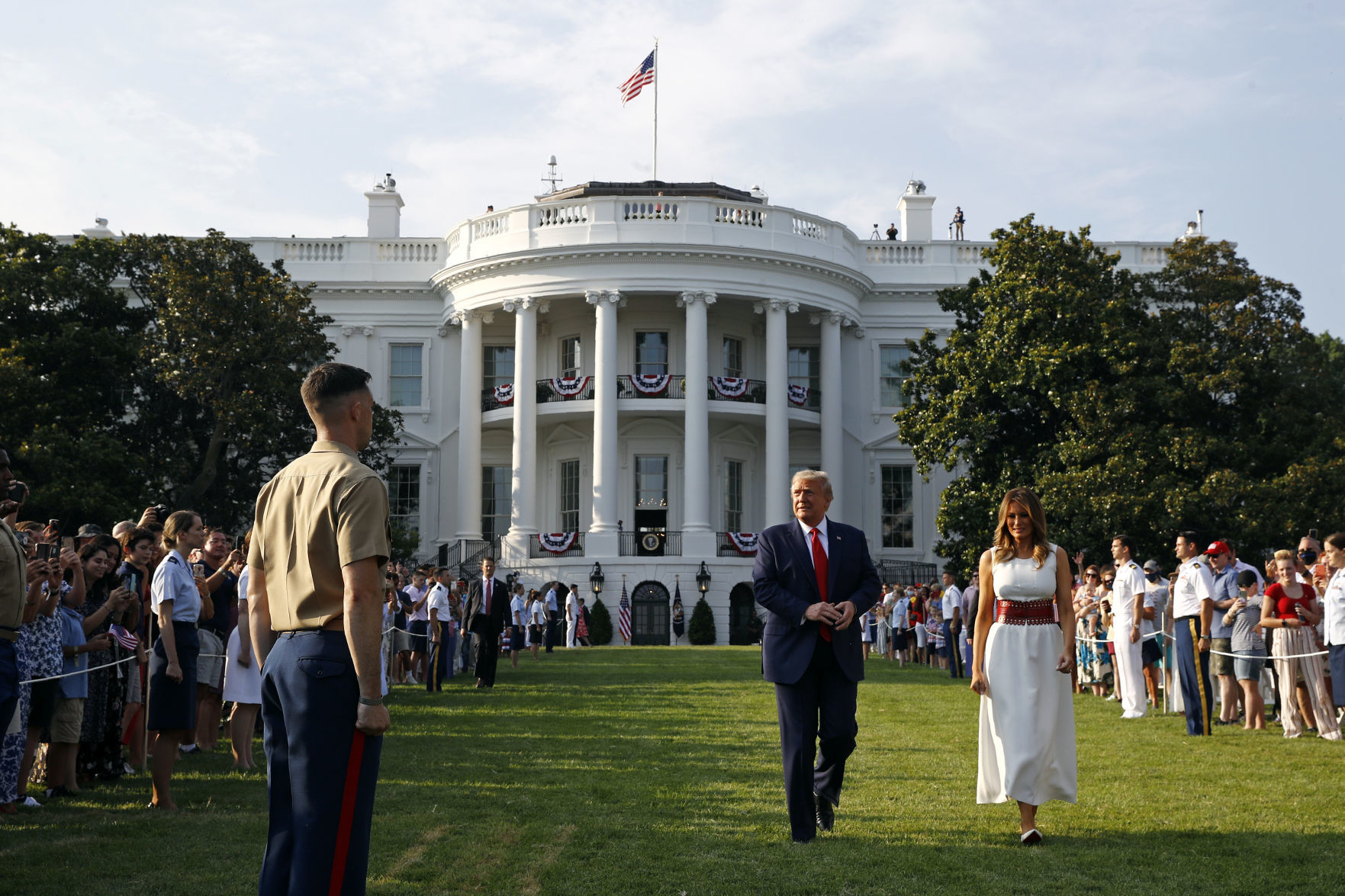 APTOPIX Trump July 4